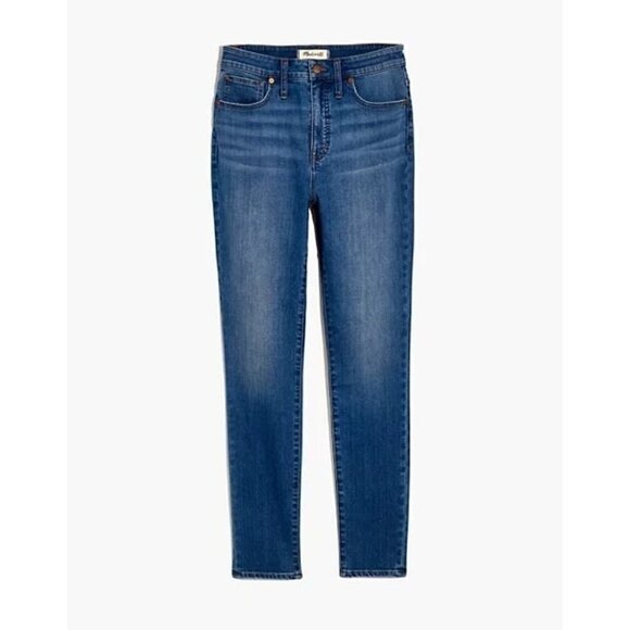 NWOT Madewell Curvy High Rise Crop in Lander Wash 28 - Picture 2 of 6